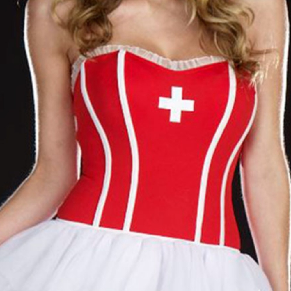 Dreamgirl Nurse‎ corset NEW